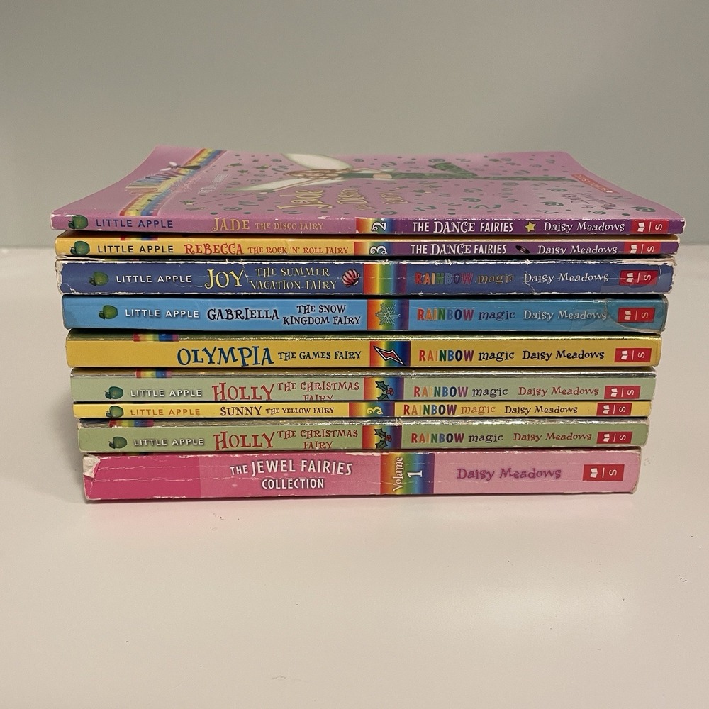 Rainbow Magic‎ Fairy Lot of  9 Paperback Books for Young Readers - Daisy Meadows